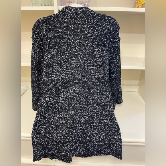 Caslon knit cardigan XS b&w - Picture 3 of 4